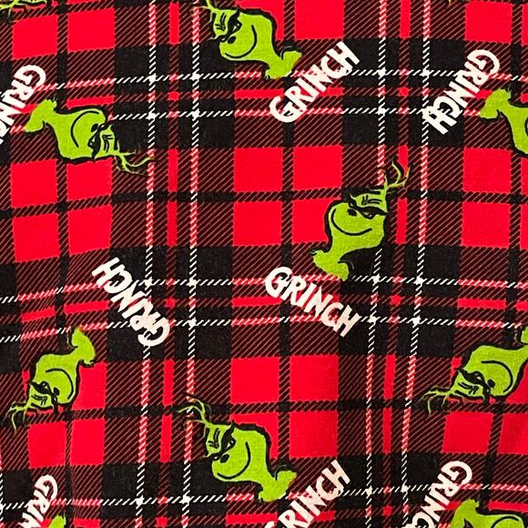 The Grinch X F21 Plaid Grinch Cropped Ugly Christmas Sweatshirt Size Small - Picture 3 of 4
